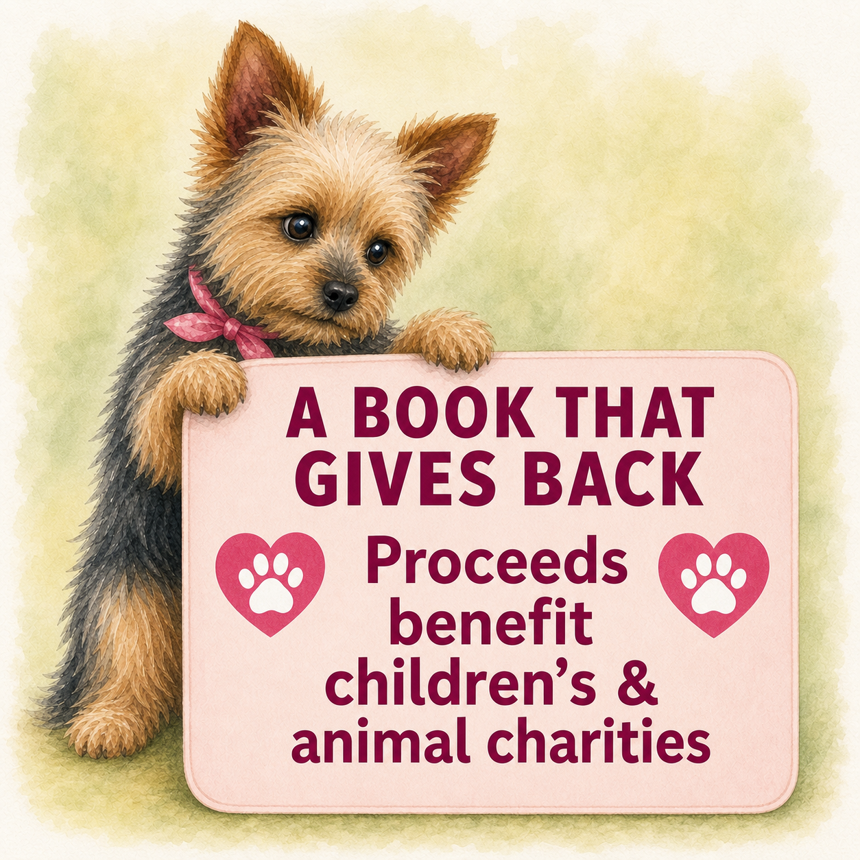 A book that gives back — proceeds benefit children's and animal charities
